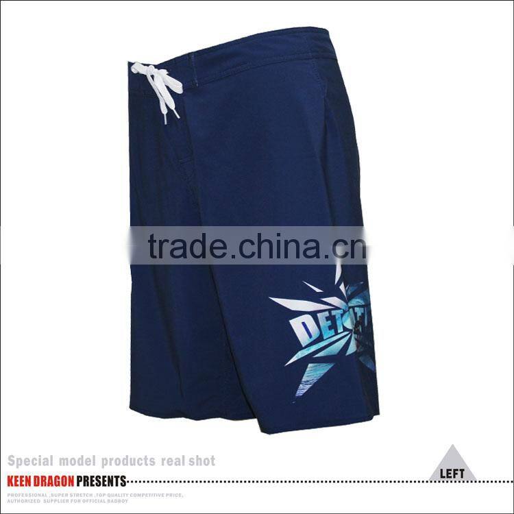 Men's custom photo print board shorts with sublimation surfing pictures