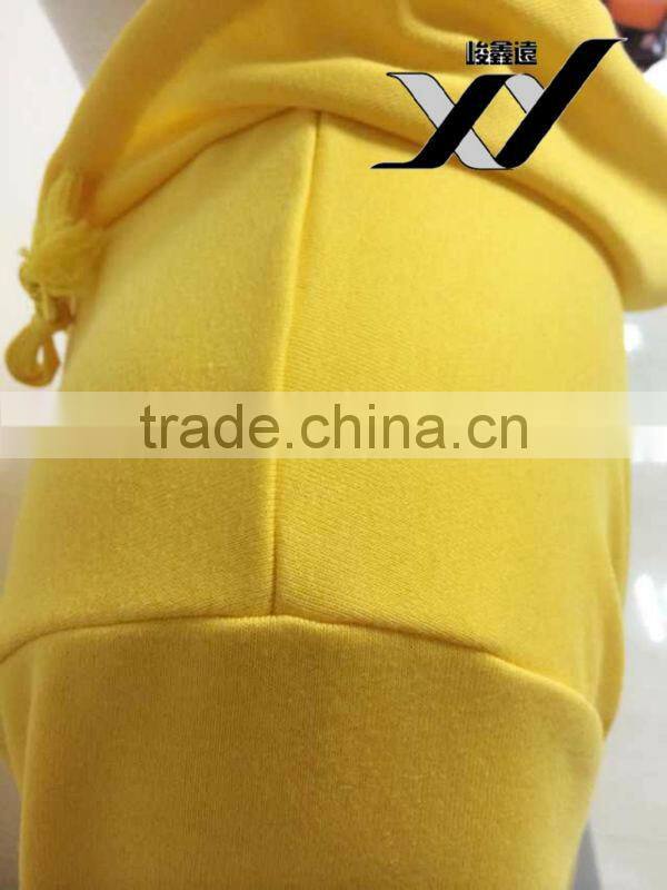 wholesale custom men zipper hoodie jacket with back silk screen printing