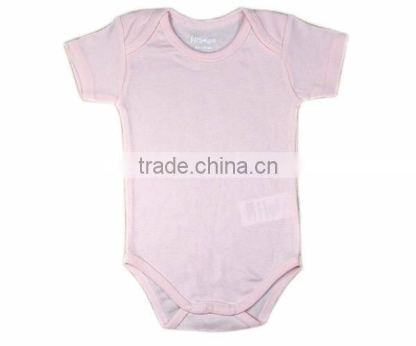 2017 New Design Baby Rompers Plain 100% Cotton