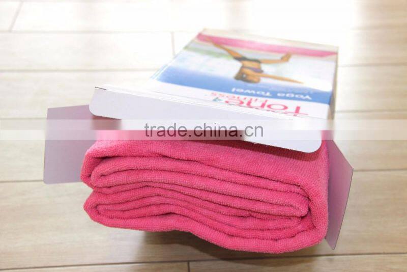 100% polyester non slip microfiber import yoga towel carpet