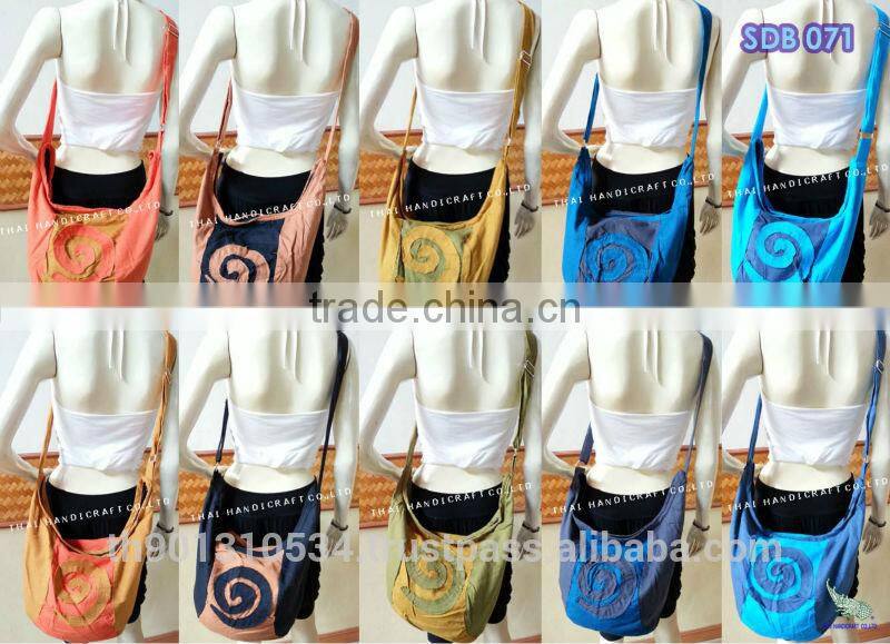 Thai Large Cotton Shoulder Hippie Boho Hobo Sling Crossbody Yaam