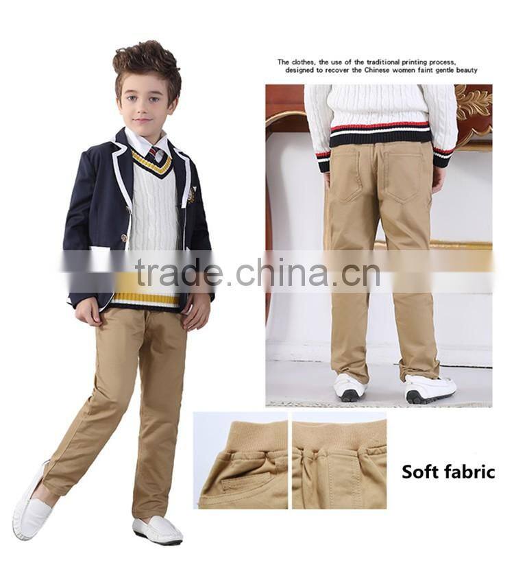 100% cotton new pants design for boys
