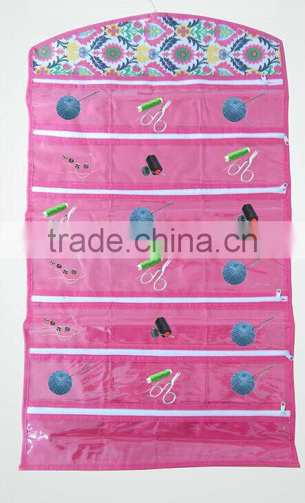 D&D Zipper Pockets Dual Sides Space-saving Large Notions Organizer