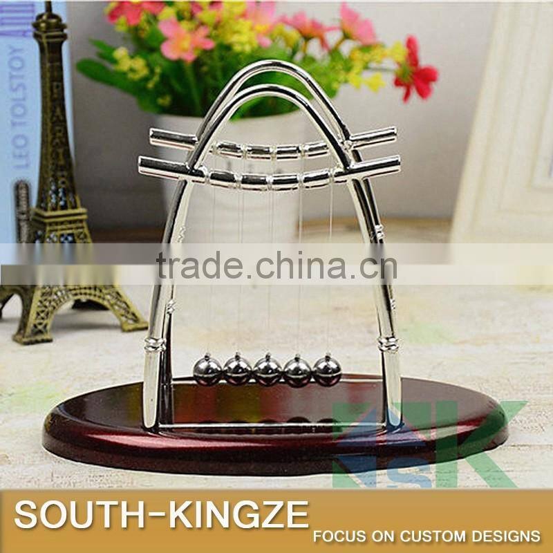 Oval Metal Kinetic Newton's Cradle, Theorem of Momentum Instrument