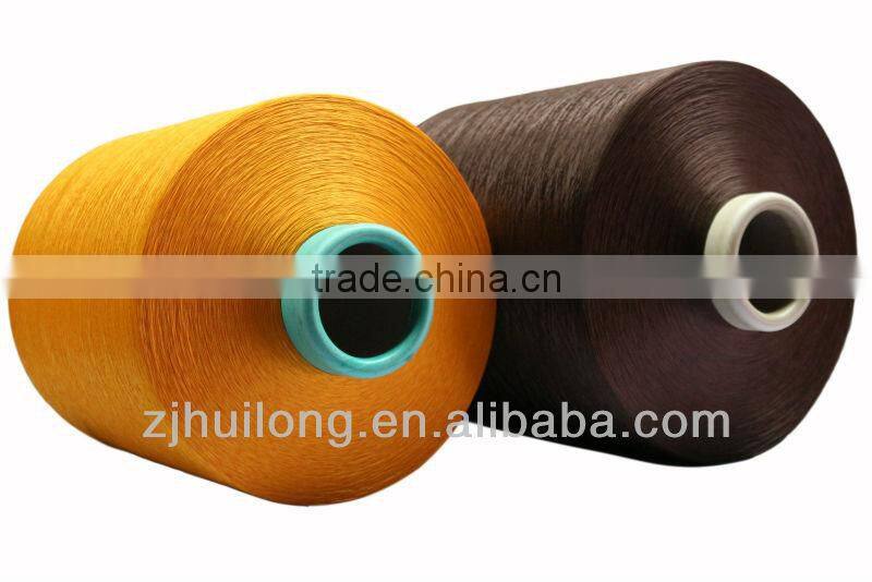 100% polyester yarn DTY 300D/96F for curtain stock lot