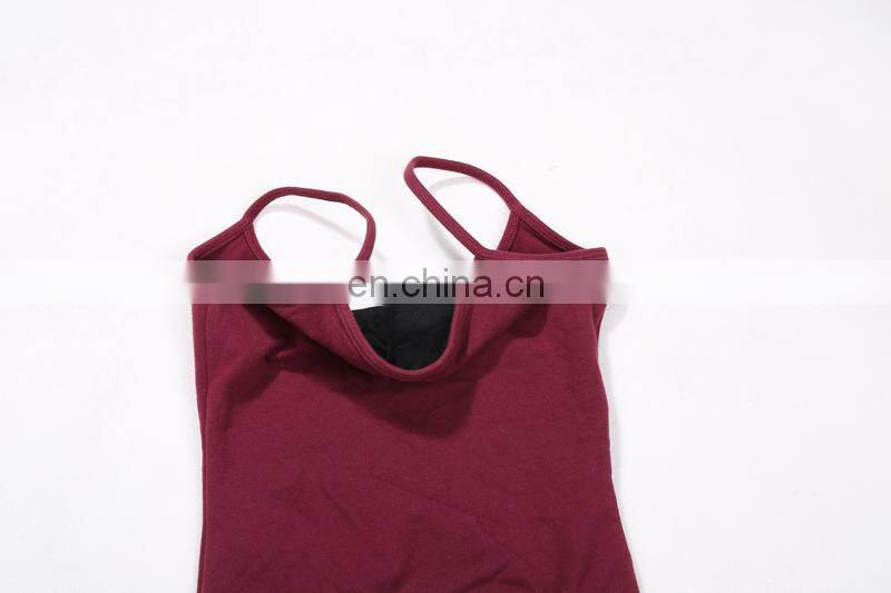 Wholesale Dark Red Strap Women Yoga Wear