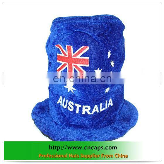 carnival festival hat with australia national flag