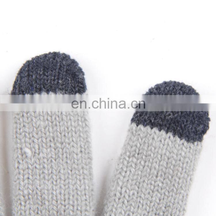 TOROS winter high quality many colors knitted magic acrylic touch screen glove