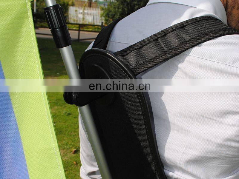 colorful backpack feather banner with rectanglle advertising banner for sale