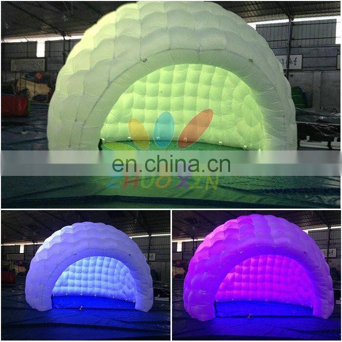 Widely Used Family Birthday Inflatable Cube Tent With LED Light