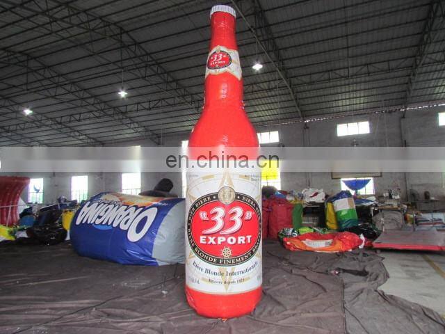 Custom inflatable wine bottle giant inflatable advertising beer bottle