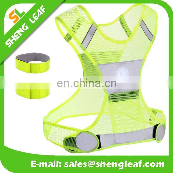 2017 high quality of 110g polyester mesh safety vest