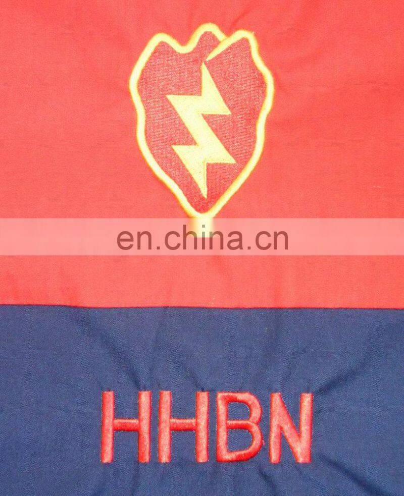 home decoration fashion custom eagle polyester embroidery flag