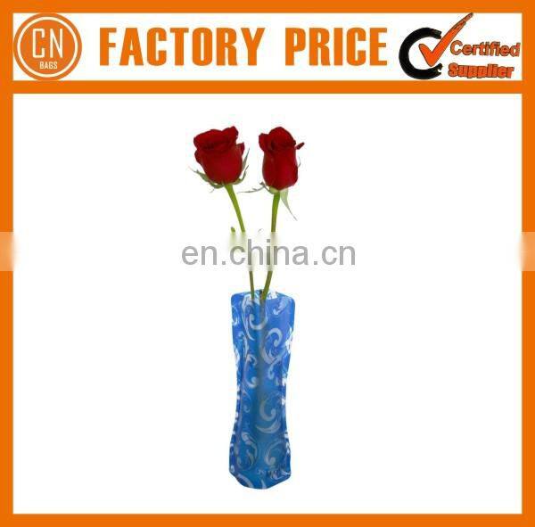 Fashion Foldable PVC Plastic Collapsible Flower Vase
