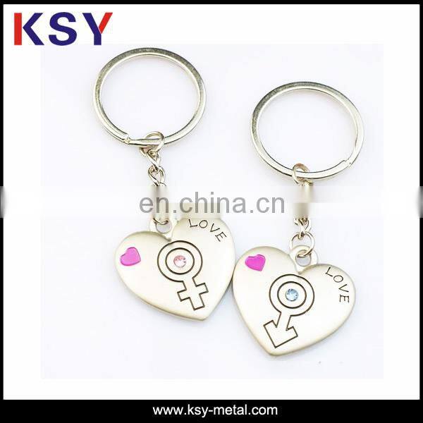 Fashion promotional metal key chain