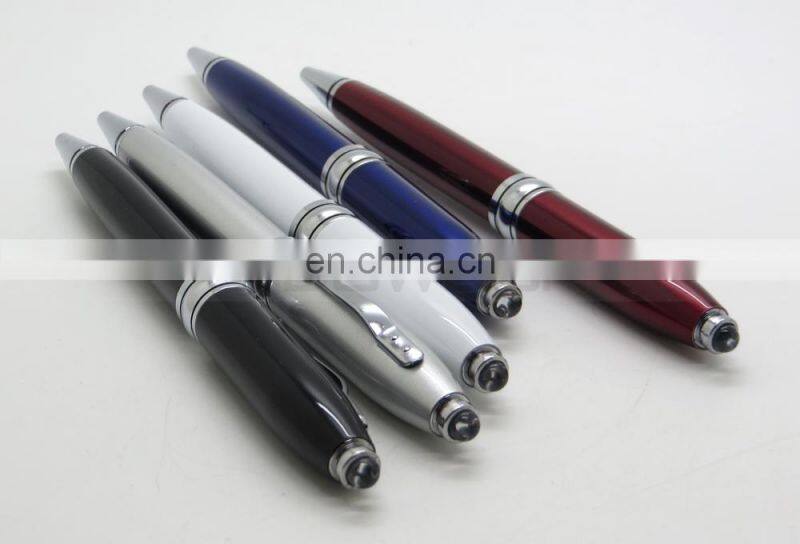 2 in 1 Ball Point Pen With Ultra Bright LED Light