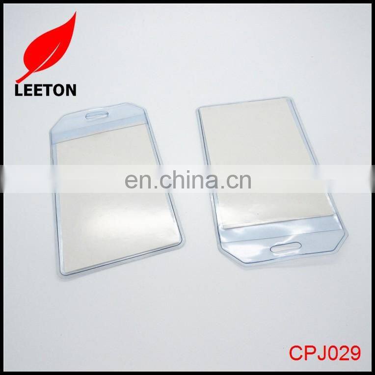 Factory supply PVC mini name tag badge holder