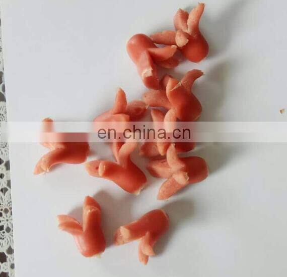Flower shape sausage cutting machine sausage roll cutter machine