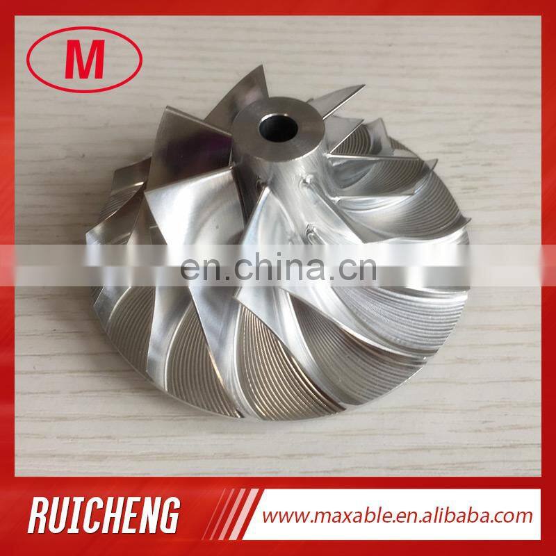 HX35 3599649 51.95/83.03 mm 7+7 blades turbo billet/milling/aluminum 2618 compressor wheel for 3596183/3596337/3532494/3533103