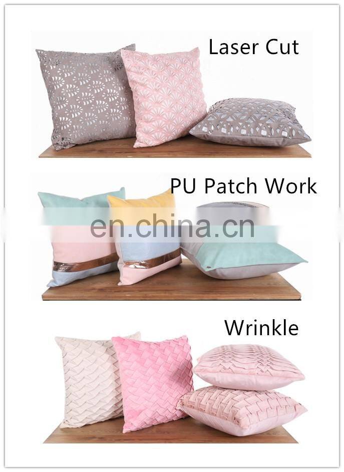 Promotion Factory Price Provide Home Decor Crushed Velvet Silver Pillows Cushion In Stock