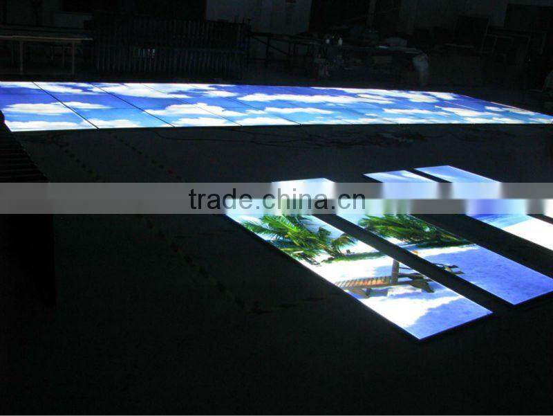 Wider light panel wall