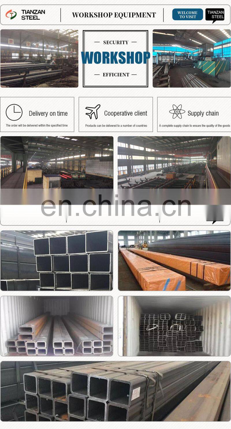 ASTM A387 A285 Carbon Steel Square Tube 50x100 Rectangular Square Steel Pipe