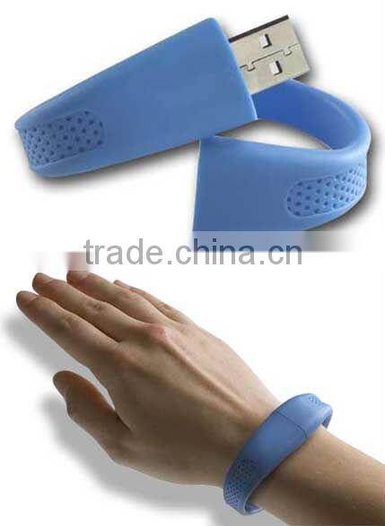 Top selling silicone usb flash memory stick 128gb customized silicone band usb flash drive