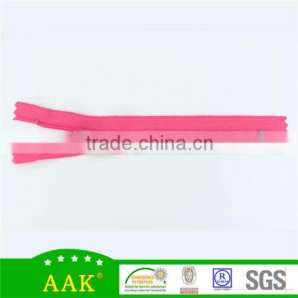 Accessories for women shirt 3# nylon close end hanging paint slider zippers