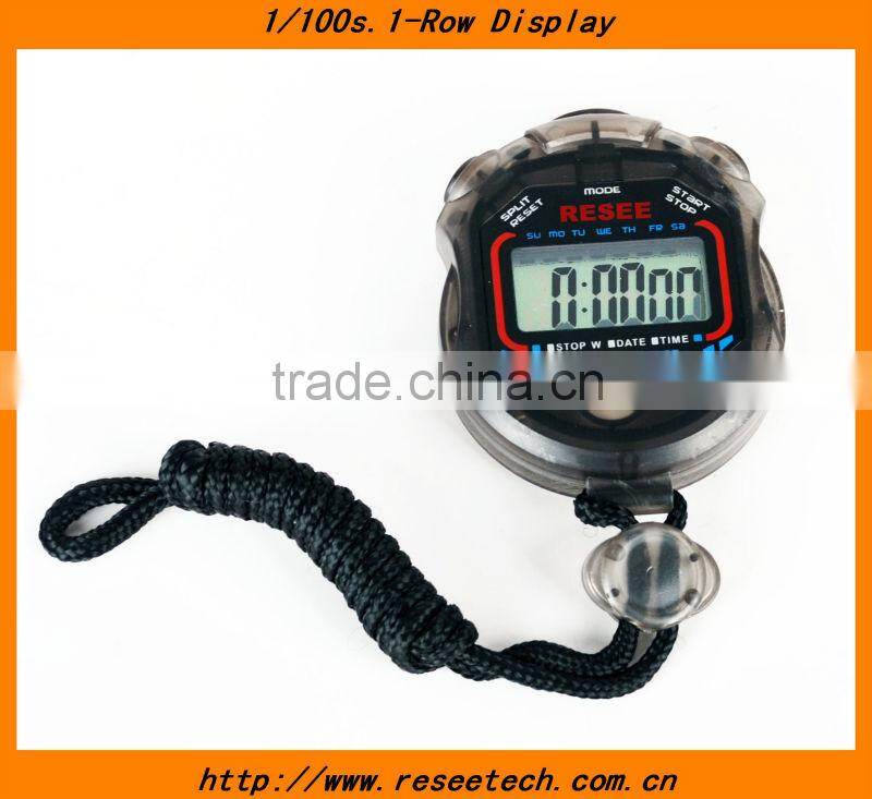 water resistant stop watch clock