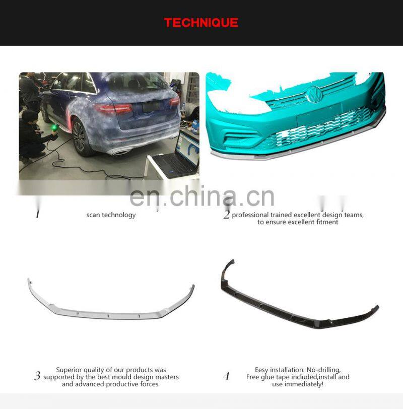 MK7.5 R Carbon Fiber Front Spoiler for VW Golf 7.5 R MK7.5 R-LINE 14-18