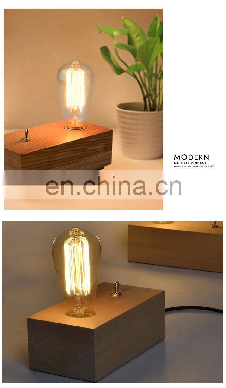 China Table Lamp Wood Light of Creative Table Light