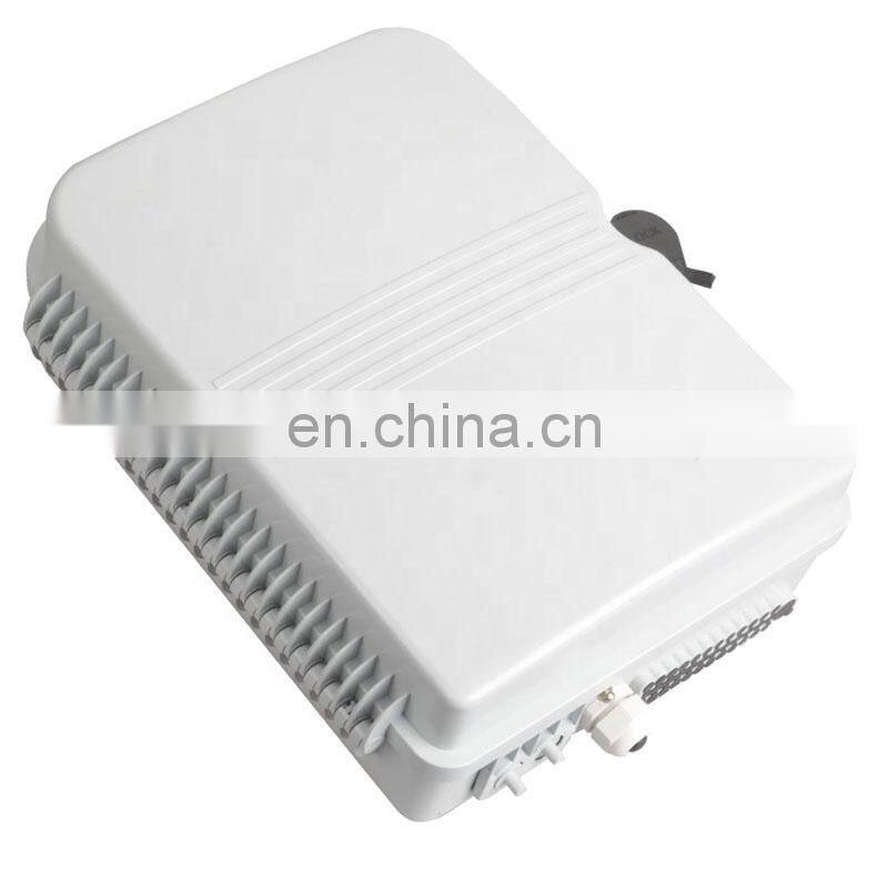 24 core 1*24 FTTH box IP65 fiber optic termination box fiber optic splice distribution box