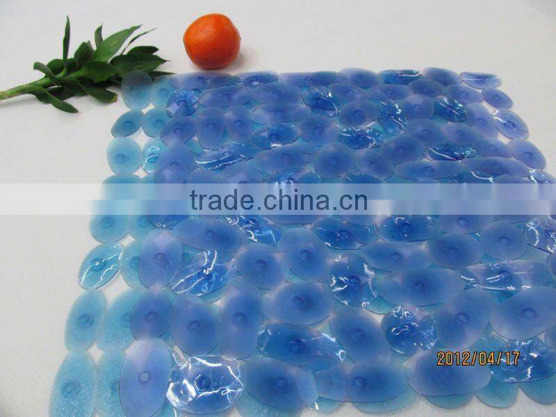 pebble shaped combination non-slip bathroom floor mat