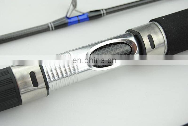 1.8-2.1m Lure Rod 3 Section Carbon FUJI Guides Aluminum alloy Reel Seat Vava De Pesca Saltwater Boat Fishing Rods