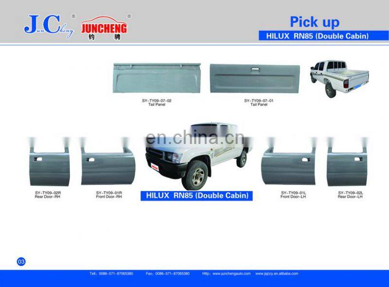 Aftermarket Car Front Door OEM#6101100-D01/6101200-D01Replace for Hilux RN85 Double Cabin Auto Metal Body Parts