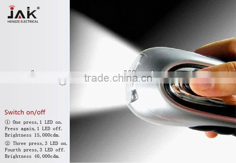 JAK HF1006 3 LED cheap flashlights