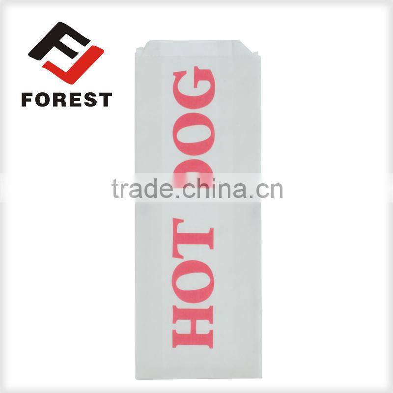 Custom paper bag printing take away fast food paper bag