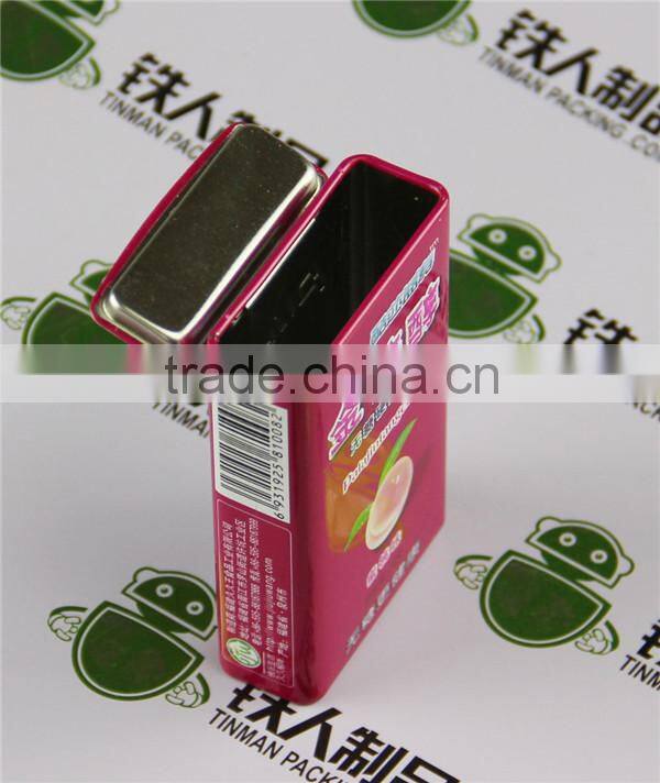 Small Metal Hinged Lid Tin Box