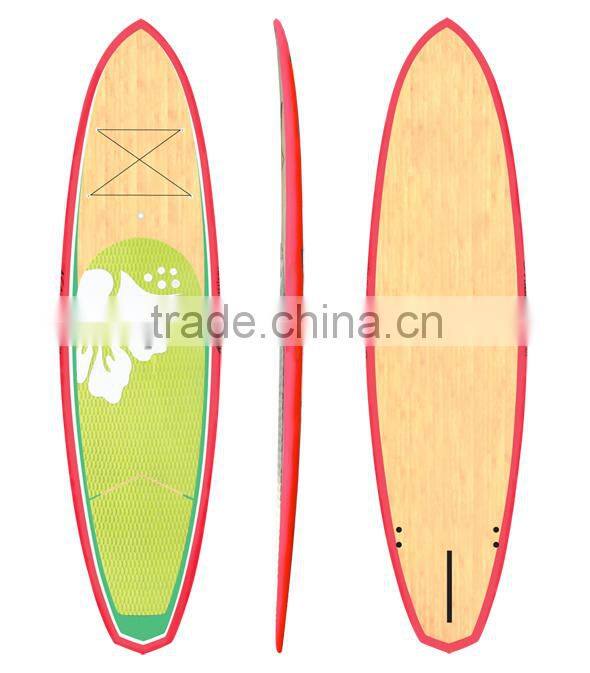 China factory bamboo SUP boards / Cheap price surfboard bamboo fiber board