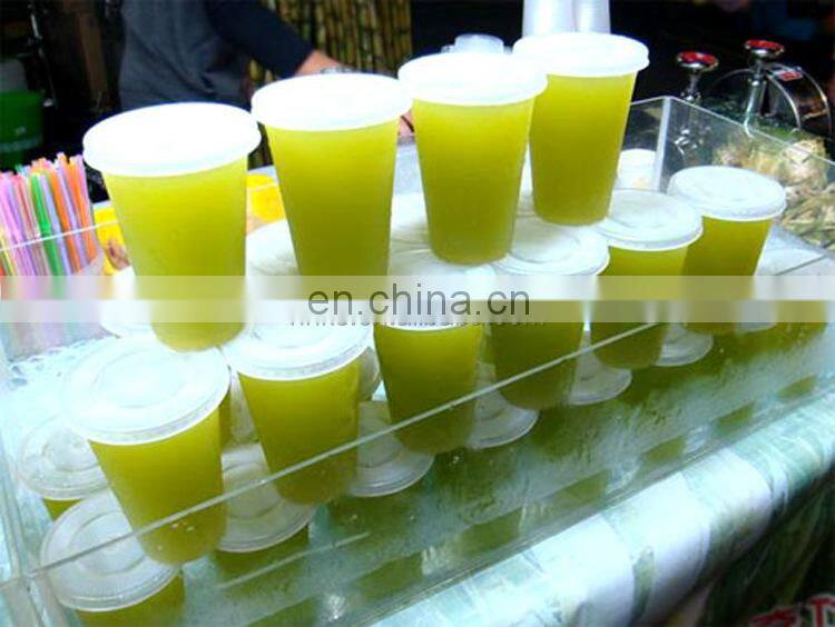 Electric Stainless steel sugar cane juicer battery type sugarcane juicing making machine