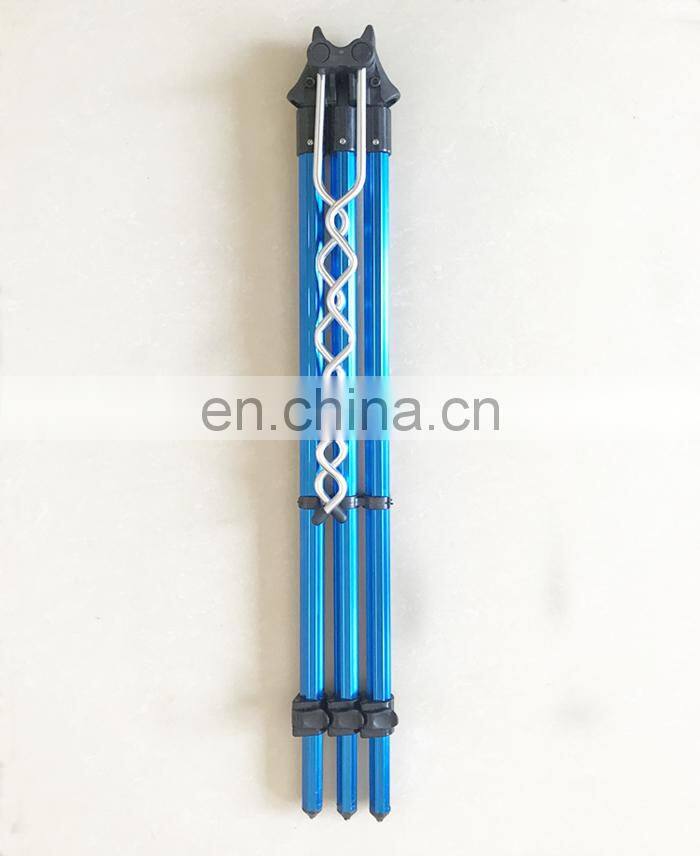 Outdoor Fishing Rod Telescopic Support 9 Rods Holder Sea Beach Fishing Rod Rests Tripod Stand Holder