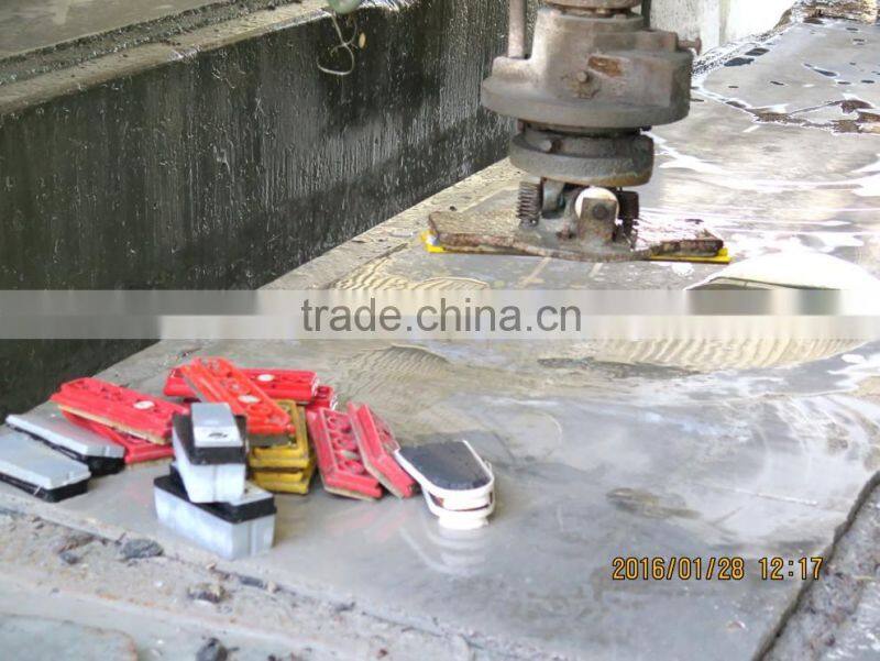 Metal Type Triangle Polishing Brick Abrasive Block (4 segments embed in bakelite)