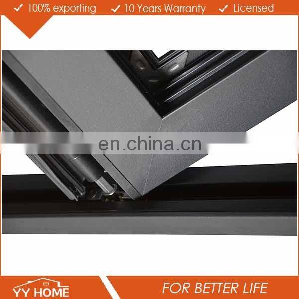 USA/Canada Certified beautiful double glazing insulated aluminium bi-folding window