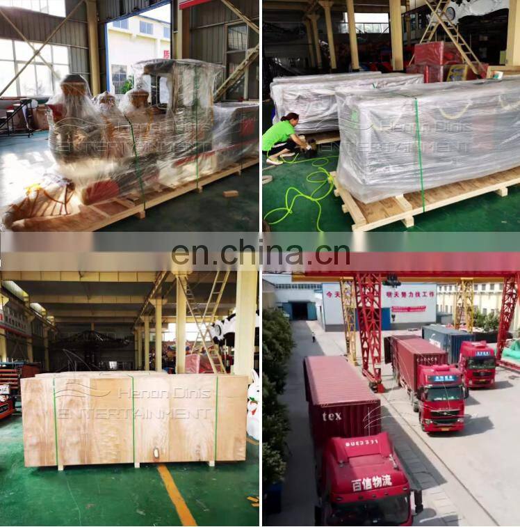 Scenic battery 24 person tourist track train for sale
