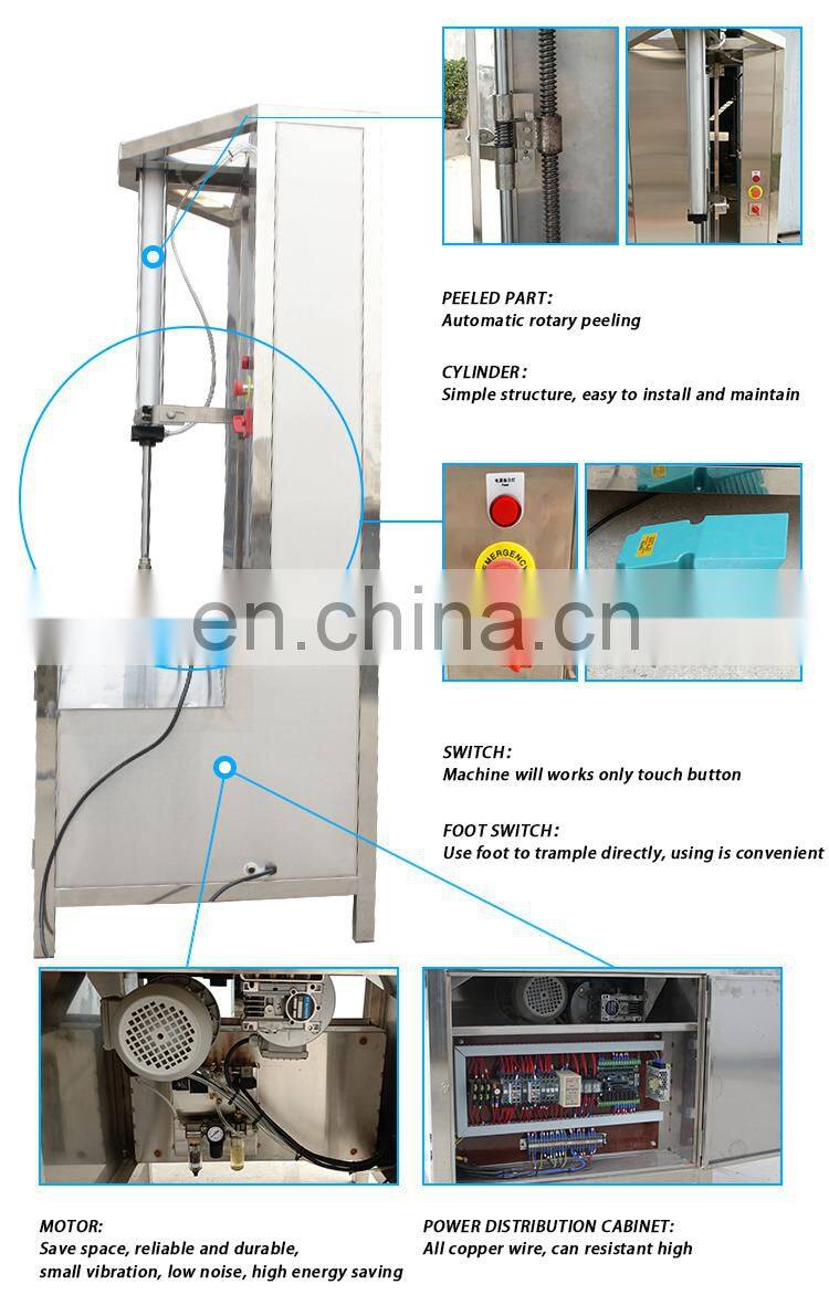 Industrial hami melon peeler machine watermelon peeling machine pumpkin fruit peeler machine