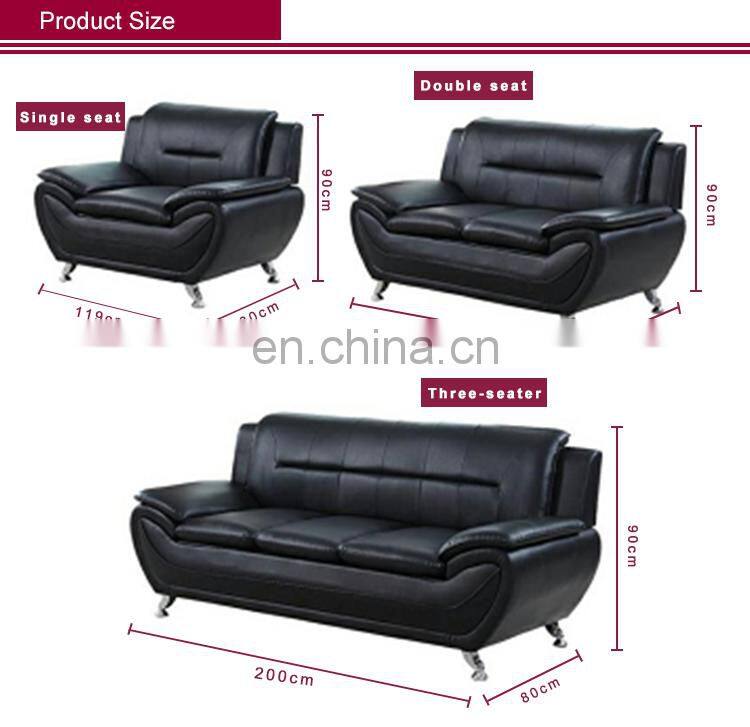 Living Room Available Black Sofa Adjustable Backrest Angle Sofa