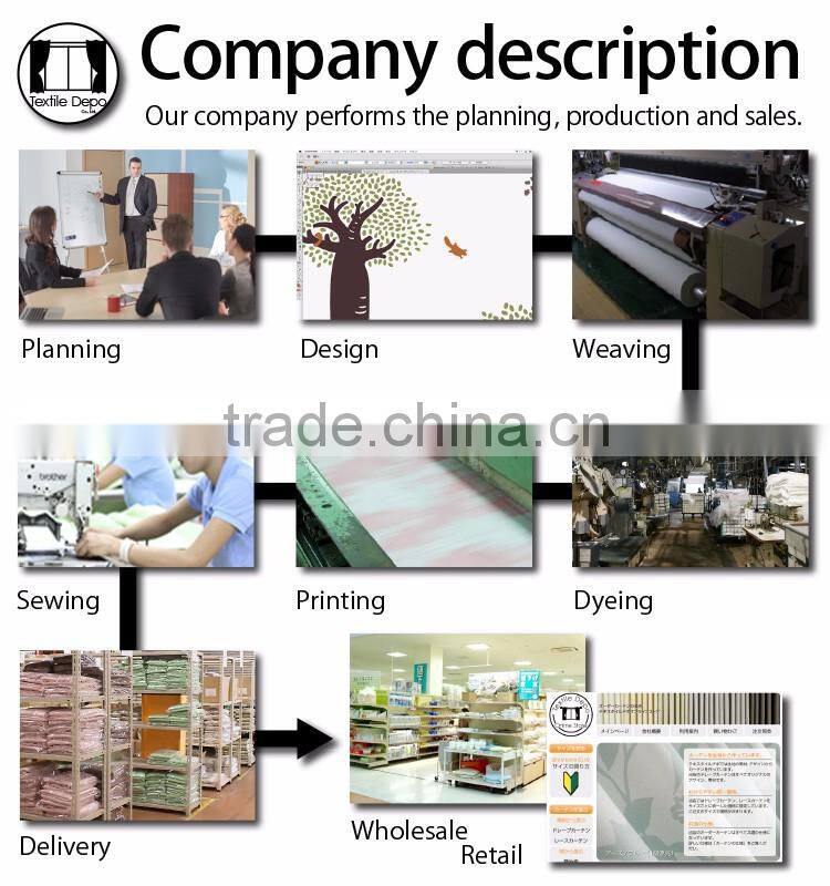 Flame retardant heat reduction continuous curtain fabric made from polyester