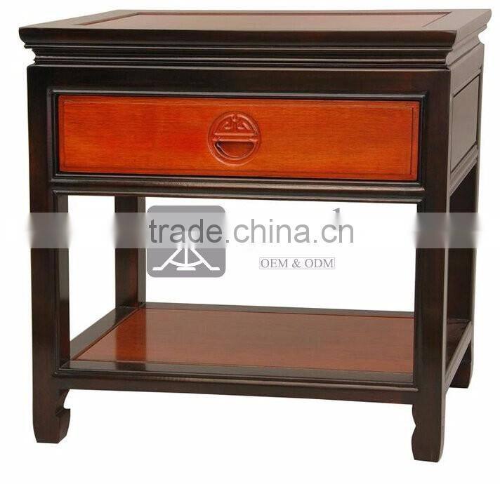 NI-148 Typical Chinese Style Bedside Cupboard Table