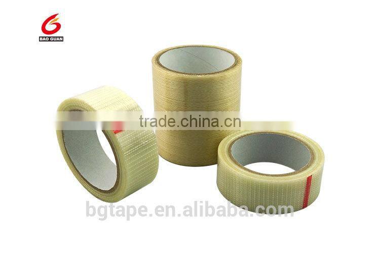 High Quality Adhesive Fiberglass Tape With Cross Fiber For Carton Sealing By China(Mainland)