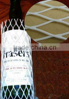 100% new HDPE milk white Extruded Wine Glass Bottle Protection Sleeve Net ( factory )